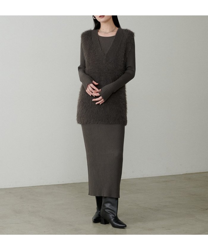 【ラルタ/LARUTA】の選べるリブニットワンピース×フェザーベストセット インテリア・キッズ・メンズ・レディースファッション・服の通販 founy(ファニー) https://founy.com/ ファッション Fashion レディースファッション Fashion for Women アウター Coat / Outerwear Collection ワンピース Dresses ニットワンピース Knit Dresses カーディガン Cardigan, Knitwear シンプル Simple, Minimal ジャケット Jacket, Outerwear デニム Denim, Jeans Material ハイネック High Neck, Mock Neck フィット Fit, Slim Fit フェザー Feather, Feather Detail ベスト Vest, Waistcoat リラックス Relax, Relaxed Fit レース Lace, Lace Fabric 再入荷 Restock / Back in Stock おすすめ Recommended / Our Picks 2025年 2025 2025-2026秋冬・A/W Autumn/Winter 2025–26 AW25–26 |ID: prp329100004682373 ipo3291000000035020176