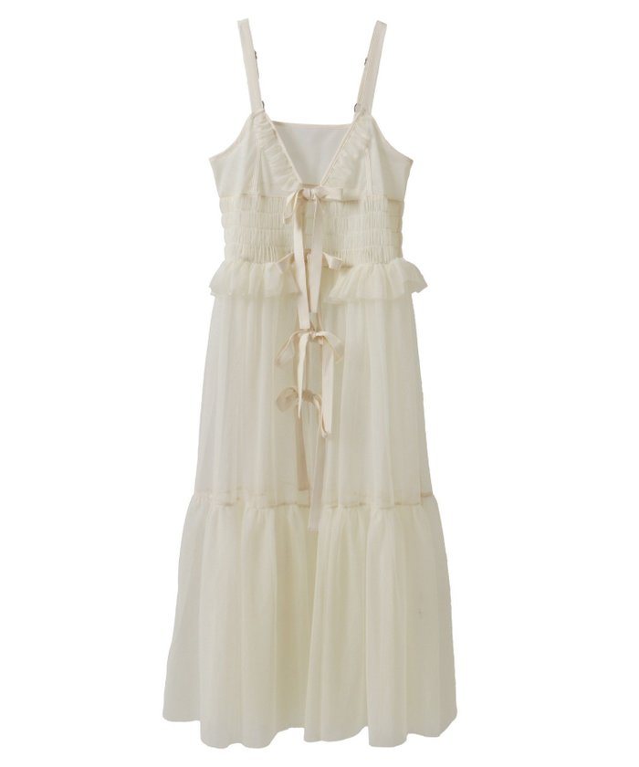 【キャンディストリッパー/Candy Stripper】のTULLE LINGERIE DRESS インテリア・キッズ・メンズ・レディースファッション・服の通販 founy(ファニー) https://founy.com/ ファッション Fashion レディースファッション Fashion for Women ワンピース Dresses フォーマル・パーティードレス・結婚式用ドレス Elegant & Casual Dresses ガーリー Girly, Feminine Style コンパクト Compact, Small Size シャーリング Shirring, Ruched チュール Tulip, Tulip Motif バランス Balance, Style Balance ビスチェ Bustier, Corset Top リボン Ribbon, Bow |ID: prp329100004682391 ipo3291000000033816343