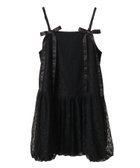 【キャンディストリッパー/Candy Stripper】のLACY BALLON MINI ONE-PIECE 人気、トレンドファッション・服の通販 founy(ファニー) ファッション Fashion レディースファッション Fashion for Women インナー Innerwear ガーリー Girly, Feminine Style キャミソール Camisole, Spaghetti Strap Top バルーン Balloon, Balloon Silhouette リボン Ribbon, Bow レース Lace, Lace Fabric 無地 Plain, Solid Color thumbnail BLACK|ID: prp329100004682396 ipo3291000000033816366