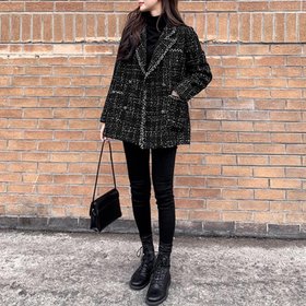 【ミニミニストア/miniministore】のツイード風ジャケット レディース 秋冬 人気、トレンドファッション・服の通販 founy(ファニー) ファッション Fashion レディースファッション Fashion for Women アウター Coat / Outerwear Collection レディースジャケット・軽アウター Jackets ジャケット Jacket, Outerwear チェック Check, Plaid, Tartan ツイード Twill, Twill Weave デニム Denim, Jeans Material トレンド Trend, Trending Now A/W・秋冬 Autumn/Winter 長袖 Long Sleeve, Full Sleeve |ID:prp329100004682412