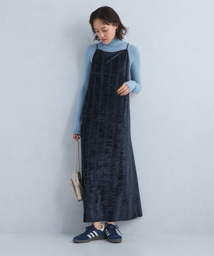 【ユナイテッドアローズ/UNITED ARROWS】の【別注】 Robert P. Miller ベロア キャミソールワンピース インテリア・キッズ・メンズ・レディースファッション・服の通販 founy(ファニー) https://founy.com/ ファッション Fashion レディースファッション Fashion for Women ワンピース Dresses おすすめ Recommended / Our Picks インナー Innerwear カットソー Cut and Sewn Top カーディガン Cardigan, Knitwear キャミソール Camisole, Spaghetti Strap Top キャミワンピース Cami Dress, Slip Dress ダウン Down, Puffer チュール Tulip, Tulip Motif トレンド Trend, Trending Now フェミニン Feminine, Girly フロント Front, Front Design ベロア Velour, Soft Velvet 人気 Popular, Best Seller 冬 Winter / This Winter 別注 Limited Edition, Custom Order 秋 Autumn |ID: prp329100004682413 ipo3291000000033816435