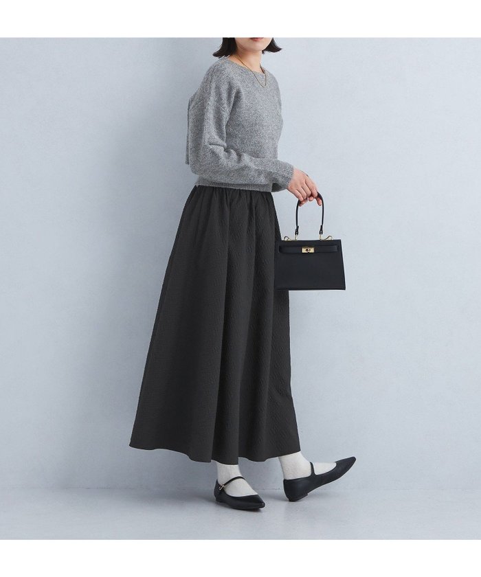 【ユナイテッドアローズ/UNITED ARROWS】のSHIORI IRIE * green label relaxing リボンプルオーバー * ジャカードスカート インテリア・キッズ・メンズ・レディースファッション・服の通販 founy(ファニー) https://founy.com/ ファッション Fashion レディースファッション Fashion for Women スカート Skirts 秋 Autumn カーディガン Cardigan, Knitwear キャップ Cap, Baseball Cap シューズ Shoes, Footwear ショート Short, Short Length ジャカード／ジャガード Jacquard, Woven Pattern スニーカー Sneakers, Trainers セットアップ Set-Up, Coordinated Outfit タフタ Taffeta, Structured Fabric バランス Balance, Style Balance バレエ Ballet, Ballet Style フェザー Feather, Feather Detail フェミニン Feminine, Girly フラット Flat, Flat Shoes フレア Flare, Flared リボン Ribbon, Bow レース Lace, Lace Fabric ロング Long, Long-Length 冬 Winter / This Winter A/W・秋冬 Autumn/Winter おすすめ Recommended / Our Picks |ID: prp329100004682418 ipo3291000000033816458