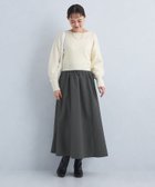 【ユナイテッドアローズ/UNITED ARROWS】のSHIORI IRIE * green label relaxing リボンプルオーバー * ジャカードスカート OFF WHITE|ID: prp329100004682418 ipo3291000000033816463