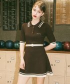 【レディアゼル/REDYAZEL】のバイカラーポロニットミニワンピース 人気、トレンドファッション・服の通販 founy(ファニー) ファッション Fashion レディースファッション Fashion for Women ワンピース Dresses ガーリー Girly, Feminine Style クラシカル Classical, Vintage-Inspired 今季 This Season, Current Season スニーカー Sneakers, Trainers ダウン Down, Puffer フィット Fit, Slim Fit フレア Flare, Flared 羽織 Haori, Light Jacket ロング Long, Long-Length A/W・秋冬 Autumn/Winter エレガント 上品 Elegant thumbnail ブラウン|ID: prp329100004682426 ipo3291000000033816499