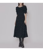 【レディアゼル/REDYAZEL】のミニフラワーイレヘムロングワンピース 人気、トレンドファッション・服の通販 founy(ファニー) ファッション Fashion レディースファッション Fashion for Women ワンピース Dresses おすすめ Recommended / Our Picks カーディガン Cardigan, Knitwear シャーリング Shirring, Ruched デコルテ Décolleté, Neckline フラワー Flower, Floral プリント Print, Printed Pattern ライダース Riders リボン Ribbon, Bow ロング Long, Long-Length A/W・秋冬 Autumn/Winter thumbnail 黒系花柄|ID: prp329100004682430 ipo3291000000033816522