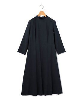 【キース/KEITH】の【Lサイズ】ドライツイルワンピース 人気、トレンドファッション・服の通販 founy(ファニー) ファッション Fashion レディースファッション Fashion for Women ワンピース Dresses スタンド Stand Collar, Upright Stand ドレープ Drape, Draping Fabric フリル Frill, Ruffle フレア Flare, Flared ロング Long, Long-Length |ID:prp329100004682443