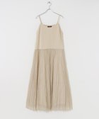 【アーバンリサーチ ロッソ/URBAN RESEARCH ROSSO】のプリーツドッキング2WAYキャミワンピース 人気、トレンドファッション・服の通販 founy(ファニー) ファッション Fashion レディースファッション Fashion for Women ワンピース Dresses キャミソールワンピース Camisole Dresses 2025年 2025 2025-2026秋冬・A/W Autumn/Winter 2025–26 AW25–26 冬 Winter / This Winter カットソー Cut and Sewn Top キャミワンピース Cami Dress, Slip Dress サテン Satin, Glossy Fabric シアー Sheer, See-Through ジャケット Jacket, Outerwear ストレート Straight, Straight Cut トレンド Trend, Trending Now ドッキング Docking, Mixed Material プリーツ Pleats, Pleated エレガント 上品 Elegant A/W・秋冬 Autumn/Winter thumbnail L.BEIGE|ID: prp329100004682444 ipo3291000000033816570