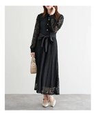 【ルディックパーク/LUDIC PARK】のレースクレリックシャツワンピース 人気、トレンドファッション・服の通販 founy(ファニー) ファッション Fashion レディースファッション Fashion for Women ワンピース Dresses シャツワンピース / 1枚で着映えコーデ Shirt Dresses 秋 Autumn カーディガン Cardigan, Knitwear クラシカル Classical, Vintage-Inspired ショート Short, Short Length ジャケット Jacket, Outerwear フェミニン Feminine, Girly フレア Flare, Flared ポケット Pocket, Pocket Detail 無地 Plain, Solid Color リボン Ribbon, Bow ループ Loop, Loop Knit レース Lace, Lace Fabric ロング Long, Long-Length エレガント 上品 Elegant thumbnail 黒|ID: prp329100004682467 ipo3291000000033816664