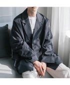 【ロッキーモンロー/Rocky Monroe】のオーバーサイズダブルテーラードジャケット チャコール|ID: prp329100004682536 ipo3291000000033816982