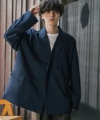 【ロッキーモンロー/Rocky Monroe】のオーバーサイズダブルテーラードジャケット ネイビー|ID: prp329100004682536 ipo3291000000033816988