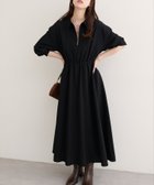 【ナチュラルクチュール/natural couture】の【WEB限定】フロントZIP衿付きワンピース ブラック|ID: prp329100004682643 ipo3291000000033955615