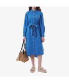 【ラコステ/LACOSTE】のウエストベルト デニムシャツドレス ワンピース ライトブルー|ID: prp329100004682647 ipo3291000000033817604