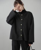 【ラジュール/Lajour】のハートボタンショートコート 人気、トレンドファッション・服の通販 founy(ファニー) ファッション Fashion レディースファッション Fashion for Women アウター Coat / Outerwear Collection コート・ロングコート・ピーコート Long Coats, Peacoats & More ショルダー Shoulder, Shoulder Strap ドロップ Drop Shoulder, Dropped Style thumbnail チャコール|ID: prp329100004682692 ipo3291000000034011887