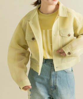 【ケービーエフ/KBF / URBAN RESEARCH】のシアーダンボールジャケット 人気、トレンドファッション・服の通販 founy(ファニー) ファッション Fashion レディースファッション Fashion for Women アウター Coat / Outerwear Collection レディースジャケット・軽アウター Jackets 2024年 2024 2024-2025秋冬・A/W Autumn/Winter 2024–25 AW24–25 冬 Winter / This Winter おすすめ Recommended / Our Picks クロップド Cropped, Short Length シアー Sheer, See-Through ジャケット Jacket, Outerwear セットアップ Set-Up, Coordinated Outfit トレンド Trend, Trending Now バランス Balance, Style Balance フォルム Silhouette, Form プリント Print, Printed Pattern A/W・秋冬 Autumn/Winter |ID:prp329100004682706