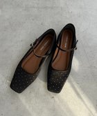 【カプリシューレマージュ/CAPRICIEUX LEMAGE】の【話題の人気シューズが再登場!】ドットフラットシューズ ブラック|ID: prp329100004682738 ipo3291000000034118864