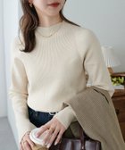 【ディスコート/Discoat】の【新色追加!/リバイバル】リブハイネックプルオーバー《WEB限定カラーあり》 アイボリー|ID: prp329100004682747 ipo3291000000033818455