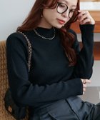 【ディスコート/Discoat】の【新色追加!/リバイバル】リブハイネックプルオーバー《WEB限定カラーあり》 ブラック|ID: prp329100004682747 ipo3291000000033818494