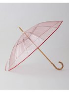 【トラディショナル ウェザーウェア/TWW / Traditional Weatherwear】のCLEAR UMBRELLA BAMBOO 人気、トレンドファッション・服の通販 founy(ファニー) ファッション Fashion レディースファッション Fashion for Women エレガント 上品 Elegant クラシック Classic, Timeless Style モダン Modern, Contemporary 傘 Umbrella, Parasol thumbnail レッド|ID: prp329100004682749 ipo3291000000033885459