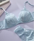 【ウンナナクール/une nana cool】の特別な日以外の364日つけたくなるブラ 364ブラ レース エメラルドブルー|ID: prp329100004682768 ipo3291000000034457408