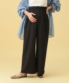 【レプシィム ローリーズファーム/LEPSIM LOWRYS FARM】の【産前・産後対応】マタニティ/ギャザーワイドパンツAW 人気、トレンドファッション・服の通販 founy(ファニー) ファッション Fashion キッズファッション Fashion for Kids ボトムス Bottoms おすすめ Recommended / Our Picks 人気 Popular, Best Seller 冬 Winter / This Winter thumbnail ブラック09|ID: prp329100004682827 ipo3291000000034571381