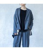 【オズモーシス/OSMOSIS】のバックタックダブルブレストジャケット 人気、トレンドファッション・服の通販 founy(ファニー) ファッション Fashion レディースファッション Fashion for Women アウター Coat / Outerwear Collection レディースジャケット・軽アウター Jackets セットアップ Set-Up, Coordinated Outfit ダブル Double, Double-Breasted フロント Front, Front Design ポケット Pocket, Pocket Detail 再入荷 Restock / Back in Stock A/W・秋冬 Autumn/Winter thumbnail GRAY|ID: prp329100004682848 ipo3291000000033819150