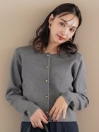 【コカ/COCA】の金ボタンニットカーディガン 人気、トレンドファッション・服の通販 founy(ファニー) ファッション Fashion レディースファッション Fashion for Women トップス・カットソー Cut & Sew Tops ニット Knit Tops & Sweaters カーディガン・羽織り Layered Style Cardigans カーディガン Cardigan, Knitwear クラシカル Classical, Vintage-Inspired コンパクト Compact, Small Size ポケット Pocket, Pocket Detail ロング Long, Long-Length A/W・秋冬 Autumn/Winter おすすめ Recommended / Our Picks エレガント 上品 Elegant 2025年 2025 2025-2026秋冬・A/W Autumn/Winter 2025–26 AW25–26 thumbnail Gray|ID: prp329100004682866 ipo3291000000033819239