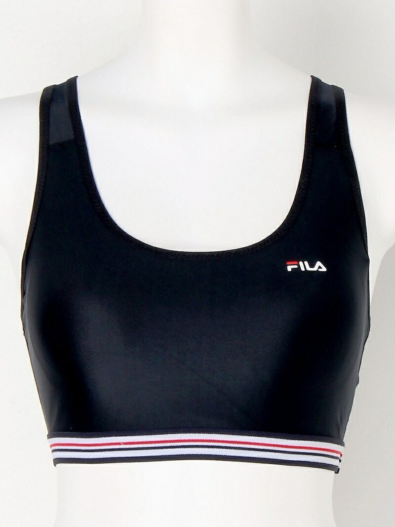 【ニッキー/nikki】の【FILA】水陸両用 無地ブラトップ インテリア・キッズ・メンズ・レディースファッション・服の通販 founy(ファニー) 　ファッション　Fashion　レディースファッション　Fashion for Women　スポーツ　Sports, Activewear　無地　Plain, Solid Color　ブラック|ID: prp329100004682871 ipo3291000000033819287