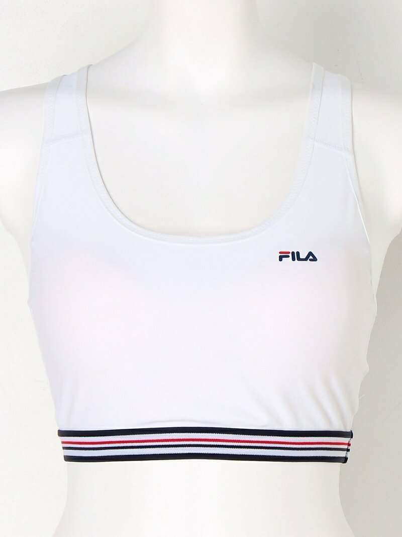 【ニッキー/nikki】の【FILA】水陸両用 無地ブラトップ インテリア・キッズ・メンズ・レディースファッション・服の通販 founy(ファニー) 　ファッション　Fashion　レディースファッション　Fashion for Women　スポーツ　Sports, Activewear　無地　Plain, Solid Color　ホワイト|ID: prp329100004682871 ipo3291000000033819288