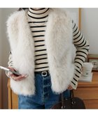 【ディスコート/Discoat】の【ご好評につき新色追加】ショートファーベスト 人気、トレンドファッション・服の通販 founy(ファニー) ファッション Fashion レディースファッション Fashion for Women アウター Coat / Outerwear Collection トップス・カットソー Cut & Sew Tops ベスト&ジレ / 重ね着スタイル Vests & Gilets おすすめ Recommended / Our Picks キャミソール Camisole, Spaghetti Strap Top キャミワンピース Cami Dress, Slip Dress ショート Short, Short Length タートル Turtleneck, Turtle Collar バランス Balance, Style Balance ベロア Velour, Soft Velvet エレガント 上品 Elegant 冬 Winter / This Winter 夏 Summer thumbnail アイボリー|ID: prp329100004682875 ipo3291000000034831803