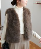 【ディスコート/Discoat】の【ご好評につき新色追加】ショートファーベスト 人気、トレンドファッション・服の通販 founy(ファニー) ファッション Fashion レディースファッション Fashion for Women アウター Coat / Outerwear Collection トップス・カットソー Cut & Sew Tops ベスト&ジレ / 重ね着スタイル Vests & Gilets おすすめ Recommended / Our Picks キャミソール Camisole, Spaghetti Strap Top キャミワンピース Cami Dress, Slip Dress ショート Short, Short Length タートル Turtleneck, Turtle Collar バランス Balance, Style Balance ベロア Velour, Soft Velvet エレガント 上品 Elegant 冬 Winter / This Winter 夏 Summer thumbnail ブラウンその他1|ID: prp329100004682875 ipo3291000000034831804