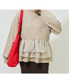 【フリークスストア/FREAK'S STORE】のオーガンジー フリル 切り替え 裏毛 スウェット プルオーバー【限定展開】 人気、トレンドファッション・服の通販 founy(ファニー) ファッション Fashion レディースファッション Fashion for Women トップス・カットソー Cut & Sew Tops レディースパーカー・カジュアルフーディー Casual Hoodies & Sweatshirts カジュアルプルオーバー・ニットトップス Pullovers & Knit Tops / Casual Pullovers スウェット・クルーネックトップス Sweatshirts & Crewnecks / Relaxed Fit Sweat Tops 冬 Winter / This Winter おすすめ Recommended / Our Picks オーガンジー Organza Fabric シンプル Simple, Minimal スウェット / スエット Sweatshirt, Sweatwear タイトスカート Pencil Skirt, Tight Skirt フェミニン Feminine, Girly フリル Frill, Ruffle ミックス Mix, Mixed Style A/W・秋冬 Autumn/Winter thumbnail ベージュ|ID: prp329100004682933 ipo3291000000033819791
