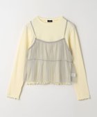 【ユナイテッドアローズ/UNITED ARROWS / KIDS】のチュールキャミ+プルオーバー ロングスリーブ / キッズ 140cm-160cm OFF WHITE|ID: prp329100004683009 ipo3291000000033884638