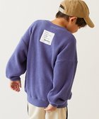 【デビロック/devirock / KIDS】ののびーるストレッチワッフル BIGシルエット トレーナー トレーナー トップス 25AW 004-オールドブルー|ID: prp329100004683014 ipo3291000000034773551