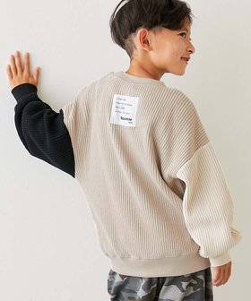 【デビロック/devirock / KIDS】ののびーるストレッチワッフル BIGシルエット トレーナー トレーナー トップス 25AW 人気、トレンドファッション・服の通販 founy(ファニー) ファッション Fashion キッズファッション Fashion for Kids トップス・カットソー Cut & Sew Tops インナー Innerwear ストレッチ Stretch, Stretchy Fabric トレンド Trend, Trending Now トレーナー Sweatshirt, Trainer ワッフル Waffle, Waffle Knit おすすめ Recommended / Our Picks 2025年 2025 2025-2026秋冬・A/W Autumn/Winter 2025–26 AW25–26 |ID:prp329100004683014