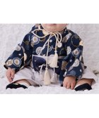 【ナルミヤ オンライン/NARUMIYA ONELINE / KIDS】のBOYS袴カバーオール 人気、トレンドファッション・服の通販 founy(ファニー) ファッション Fashion キッズファッション Fashion for Kids フロント Front, Front Design ポケット Pocket, Pocket Detail thumbnail 紺|ID: prp329100004683030 ipo3291000000033820379