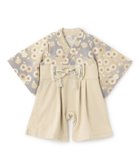 【ナルミヤ オンライン/NARUMIYA ONELINE / KIDS】のBOYS袴カバーオール 人気、トレンドファッション・服の通販 founy(ファニー) ファッション Fashion キッズファッション Fashion for Kids フロント Front, Front Design ポケット Pocket, Pocket Detail thumbnail ベージュ|ID: prp329100004683030 ipo3291000000033820380