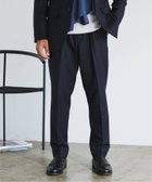 【エディフィス/EDIFICE / MEN】のSUPER 120 s ウールサキソニー テーパードパンツ【セットアップ着用可能】 人気、トレンドファッション・服の通販 founy(ファニー) ファッション Fashion メンズファッション Fashion for Men ボトムス Bottoms セットアップ Set-Up, Coordinated Outfit thumbnail ネイビー|ID: prp329100004683055 ipo3291000000033885837