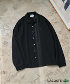 【エディフィス/EDIFICE / MEN】のLACOSTE(ラコステ) 別注 フルオープン ロングスリーブポロシャツ ブラック|ID: prp329100004683059 ipo3291000000033851561