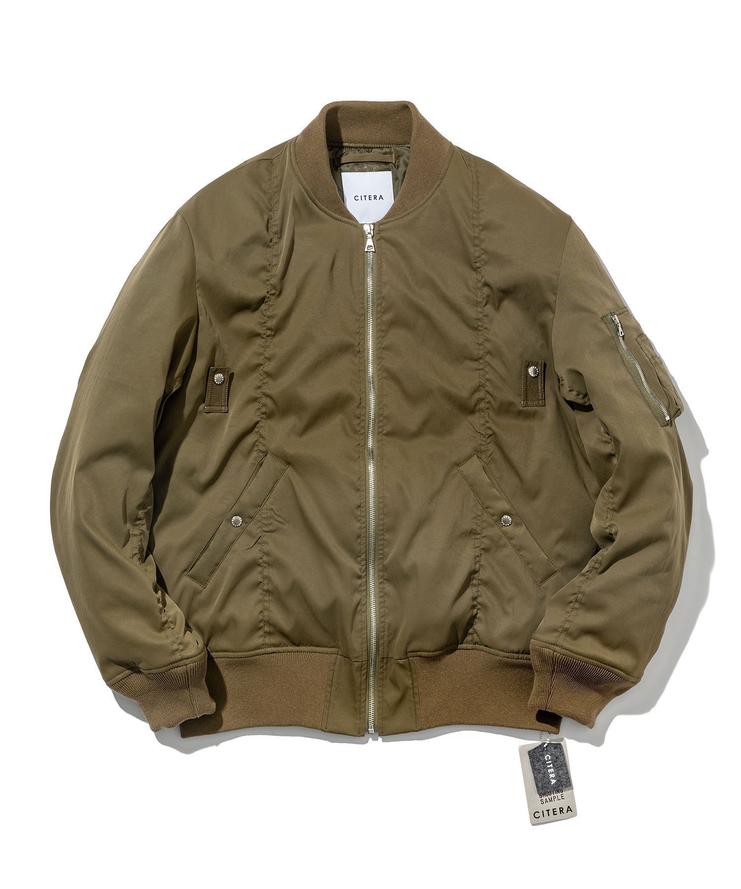 【その他のブランド/Other】のFLIGHT MOD JKT インテリア・キッズ・メンズ・レディースファッション・服の通販 founy(ファニー) 　ファッション　Fashion　メンズファッション　Fashion for Men　ウォッシュ　Washed Finish　シンプル　Simple, Minimal　ジャケット　Jacket, Outerwear　ストレッチ　Stretch, Stretchy Fabric　防寒　Cold Protection, Winter-Ready　ミリタリー　Military, Army Style　モダン　Modern, Contemporary　OLIVE|ID: prp329100004683077 ipo3291000000033856634