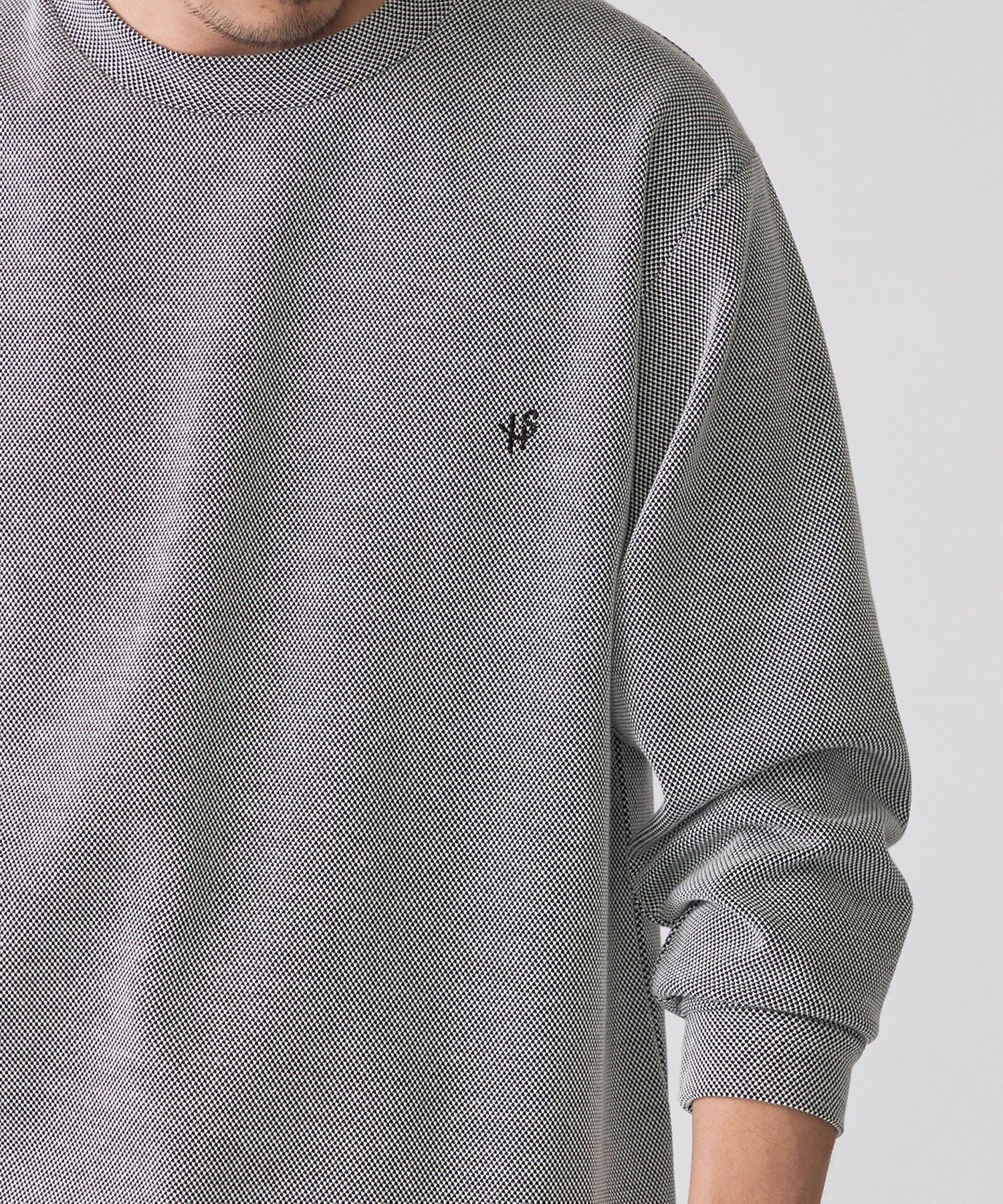 【シップス/SHIPS / MEN】の【WEB限定】SHIPS 抗菌・防臭 ワンポイント ロゴ バーズアイ クルーネック 長袖 Tシャツ インテリア・キッズ・メンズ・レディースファッション・服の通販 founy(ファニー) ファッション Fashion メンズファッション Fashion for Men インナー Innerwear クッション Cushion, Throw Pillow 抗菌 Antibacterial, Bacteria-Resistant シンプル Simple, Minimal スウェット / スエット Sweatshirt, Sweatwear スリーブ Sleeve, Long Sleeve / Short Sleeve 長袖 Long Sleeve, Full Sleeve バランス Balance, Style Balance ロング Long, Long-Length ワンポイント One Point, Statement Accent ダークグレー|ID: prp329100004683104 ipo3291000000034857358