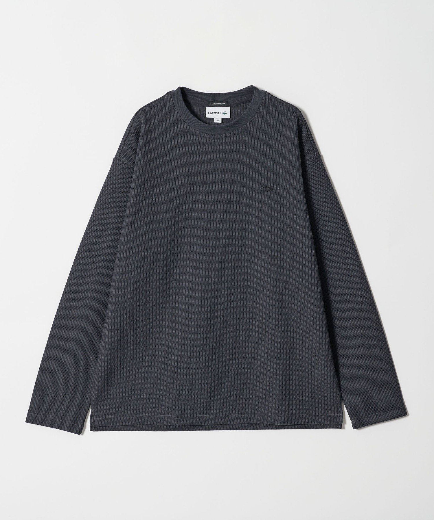 【ビューティ&ユース ユナイテッドアローズ/BEAUTY&YOUTH / UNITED ARROWS / MEN】のLACOSTE for BEAUTY YOUTH ワントーン ロングスリーブ Tシャツ 人気、トレンドファッション・服の通販 founy(ファニー) 　ファッション　Fashion　メンズファッション　Fashion for Men　鹿の子　Piqué, Kanoko Fabric　ショート　Short, Short Length　ジャケット　Jacket, Outerwear　スタンダード　Standard, Basic　スラックス　Slacks, Dress Pants　スリーブ　Sleeve, Long Sleeve / Short Sleeve　デニム　Denim, Jeans Material　バランス　Balance, Style Balance　フランス　France, French　ポロシャツ　Polo Shirt, Collared Tee　別注　Limited Edition, Custom Order　メンズ　Men's, Menswear　リラックス　Relax, Relaxed Fit　ロング　Long, Long-Length　エレガント 上品　Elegant　 other-1|ID: prp329100004683155 ipo3291000000034052734