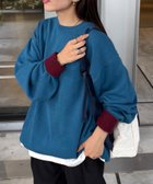 【チャオパニックティピー/CIAOPANIC TYPY】の【洗えるニット】ユニセックスビックシルエットロンTeeライクニット ブルーその他1|ID: prp329100004683169 ipo3291000000033821027