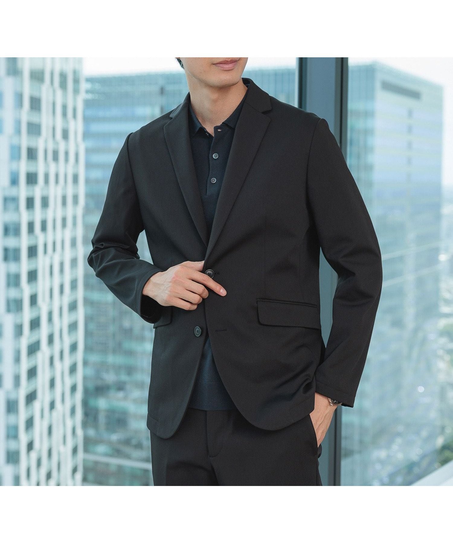 【グローバルワーク/GLOBAL WORK / MEN】のアーバンジャケット/ストレッチ/523847 インテリア・キッズ・メンズ・レディースファッション・服の通販 founy(ファニー) 　ファッション　Fashion　メンズファッション　Fashion for Men　おすすめ　Recommended / Our Picks　ジャケット　Jacket, Outerwear　ストレッチ　Stretch, Stretchy Fabric　セットアップ　Set-Up, Coordinated Outfit　ブラック09|ID: prp329100004683172 ipo3291000000034202577