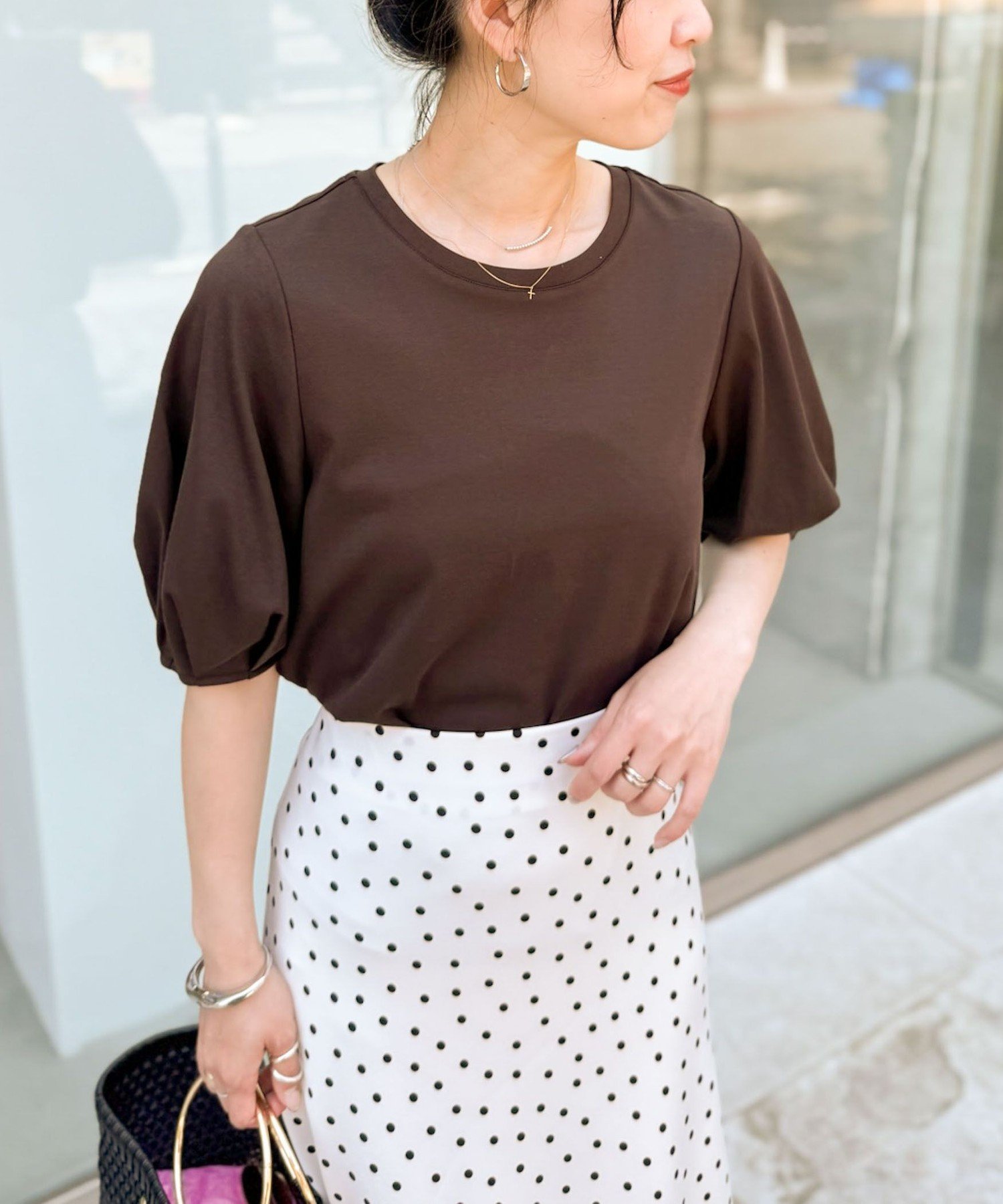 【ノーリーズ/NOLLEY'S】の高機能 LA+スムース5分袖プルオーバーカットソー 人気、トレンドファッション・服の通販 founy(ファニー) 　ファッション　Fashion　レディースファッション　Fashion for Women　トップス・カットソー　Cut & Sew Tops　カジュアルプルオーバー・ニットトップス　Pullovers & Knit Tops / Casual Pullovers　カットソー・ベーシックTシャツ　Cut-and-Sewn Tops / Stretch Tees & Basics　カットソー　Cut and Sewn Top　スリーブ　Sleeve, Long Sleeve / Short Sleeve　デニム　Denim, Jeans Material　ボトム　Bottoms, Lower Wear　ワイド　Wide, Wide Fit　おすすめ　Recommended / Our Picks　夏　Summer　2025年　2025　2025春夏・S/S　Spring/Summer 2025 SS25　 other-1|ID: prp329100004683523 ipo3291000000033823288