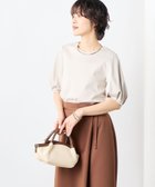 【ノーリーズ/NOLLEY'S】の高機能 LA+スムース5分袖プルオーバーカットソー ベージュ|ID: prp329100004683523 ipo3291000000033823301