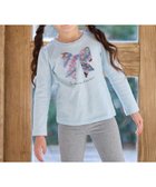 【エニー/ANY / KIDS】のミラクルスパンコール長袖Tシャツ サックスブルー(リボン)[073]|ID: prp329100004683538 ipo3291000000034099762