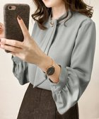 【アミュレット/Amulet】の【Amulet】ボウタイブラウス 人気、トレンドファッション・服の通販 founy(ファニー) ファッション Fashion レディースファッション Fashion for Women トップス・カットソー Cut & Sew Tops シャツ・ブラウス・オフィスカジュアル Elegant Blouses & Button-Ups フェミニン Feminine, Girly フォーマル Formal, Dressy エレガント 上品 Elegant thumbnail グレー|ID: prp329100004683577 ipo3291000000034721851