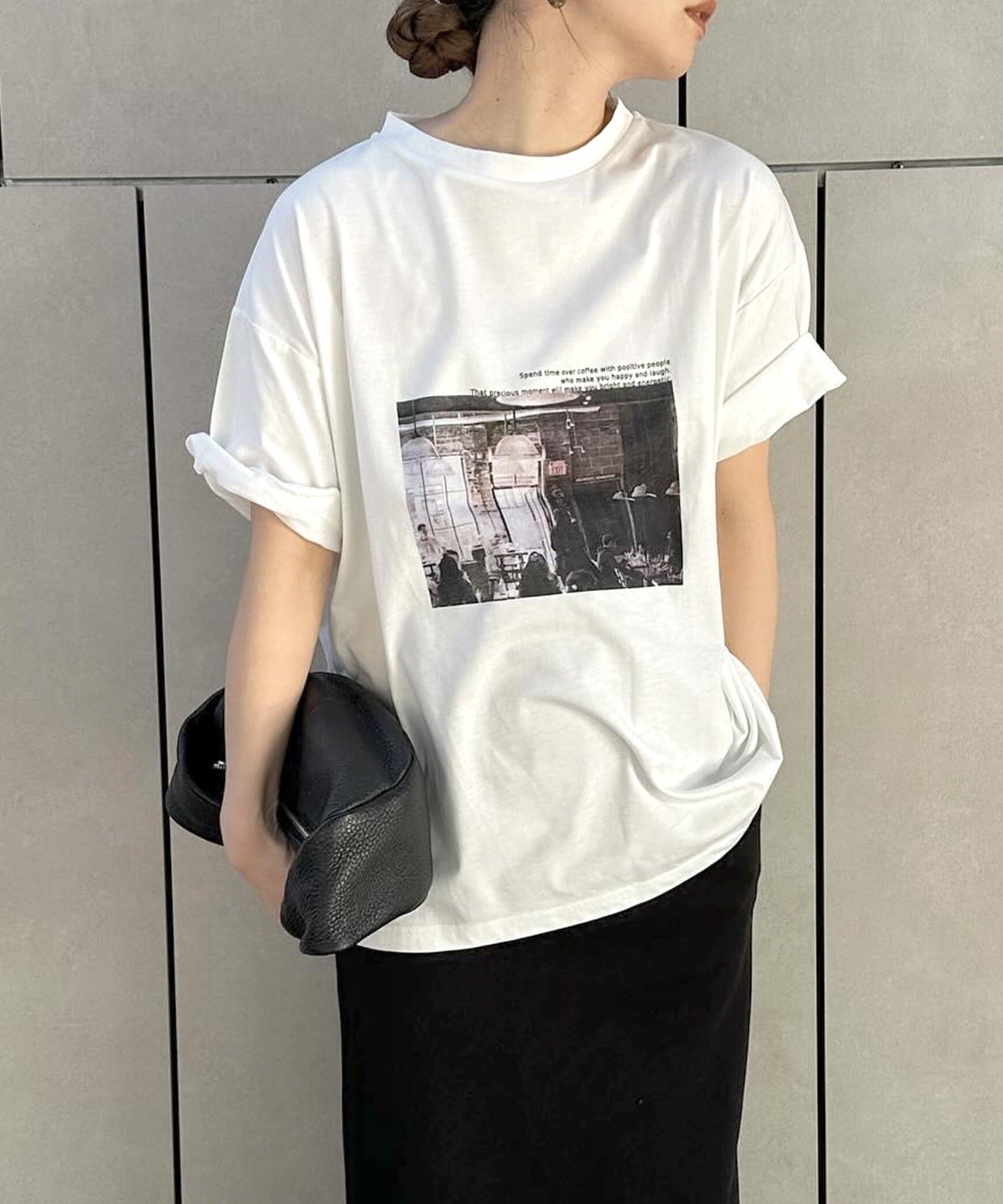【セレクトモカ/SELECT MOCA】のアソートプリントオーバーサイズTシャツ インテリア・キッズ・メンズ・レディースファッション・服の通販 founy(ファニー) 　ファッション　Fashion　レディースファッション　Fashion for Women　トップス・カットソー　Cut & Sew Tops　シャツ・ブラウス・オフィスカジュアル　Elegant Blouses & Button-Ups　ロングTシャツ・Tシャツ　Longline T-Shirts & Tees　インナー　Innerwear　コンパクト　Compact, Small Size　シンプル　Simple, Minimal　ジャケット　Jacket, Outerwear　スラックス　Slacks, Dress Pants　ワーク　Workwear, Utility Style　おすすめ　Recommended / Our Picks　ホワイト系その他1-01|ID: prp329100004683619 ipo3291000000034009181