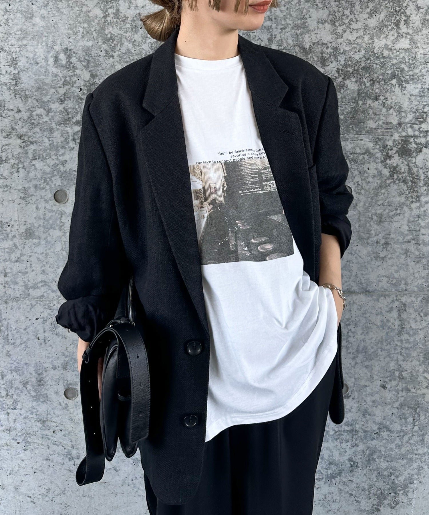 【セレクトモカ/SELECT MOCA】のアソートプリントオーバーサイズTシャツ インテリア・キッズ・メンズ・レディースファッション・服の通販 founy(ファニー) 　ファッション　Fashion　レディースファッション　Fashion for Women　トップス・カットソー　Cut & Sew Tops　シャツ・ブラウス・オフィスカジュアル　Elegant Blouses & Button-Ups　ロングTシャツ・Tシャツ　Longline T-Shirts & Tees　インナー　Innerwear　コンパクト　Compact, Small Size　シンプル　Simple, Minimal　ジャケット　Jacket, Outerwear　スラックス　Slacks, Dress Pants　ワーク　Workwear, Utility Style　おすすめ　Recommended / Our Picks　ホワイト系その他4-07|ID: prp329100004683619 ipo3291000000034009188