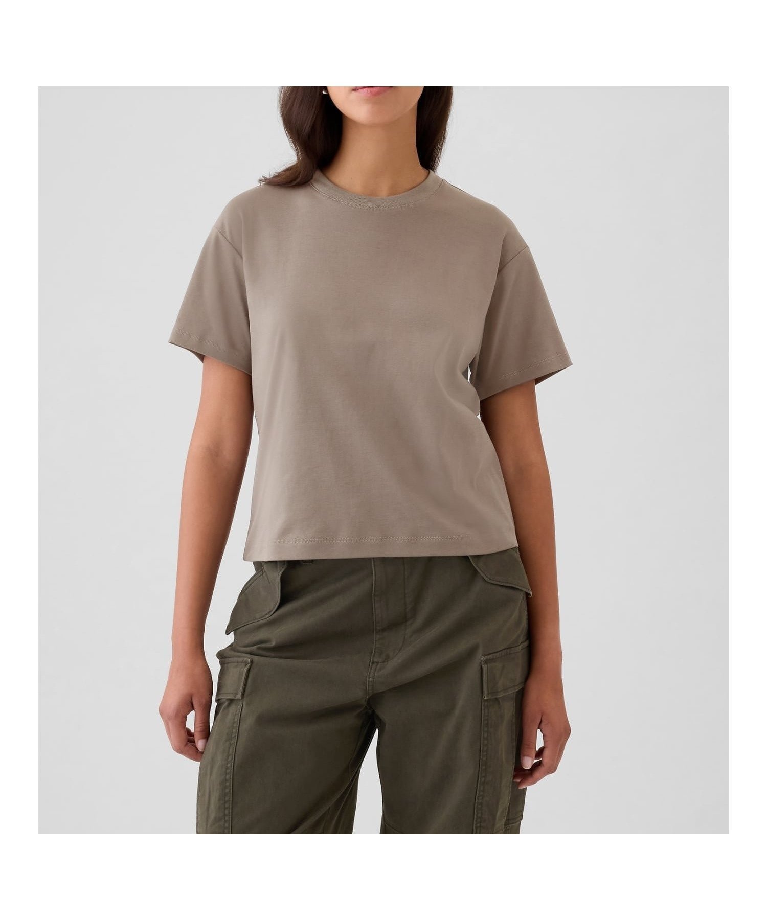【ギャップ/GAP】のスーピマ リラックスTシャツ インテリア・キッズ・メンズ・レディースファッション・服の通販 founy(ファニー) 　ファッション　Fashion　レディースファッション　Fashion for Women　トップス・カットソー　Cut & Sew Tops　シャツ・ブラウス・オフィスカジュアル　Elegant Blouses & Button-Ups　ロングTシャツ・Tシャツ　Longline T-Shirts & Tees　スーピマ　Supima, Premium Cotton　リラックス　Relax, Relaxed Fit　半袖　Short Sleeve, Half Sleeve　PLYMOUTH_ROCK|ID: prp329100004683636 ipo3291000000033824089